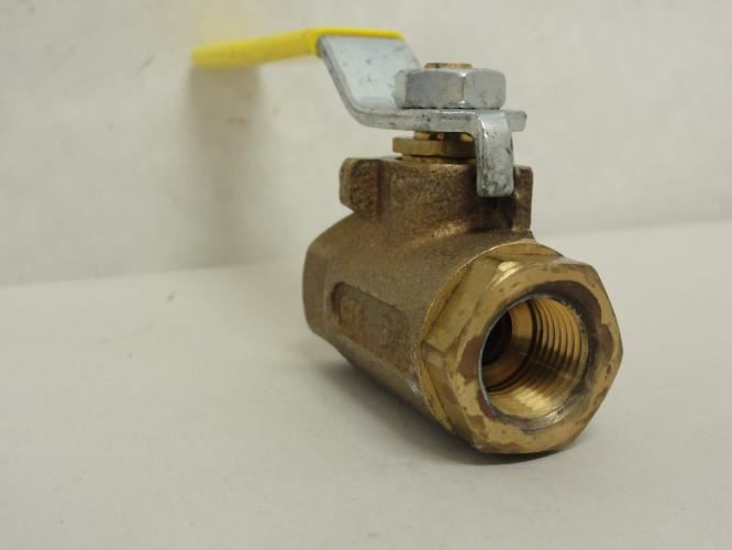 Apollo 77C10201A; Inline Ball Valve; Bronze; 3/8 FNPT; 600WOG