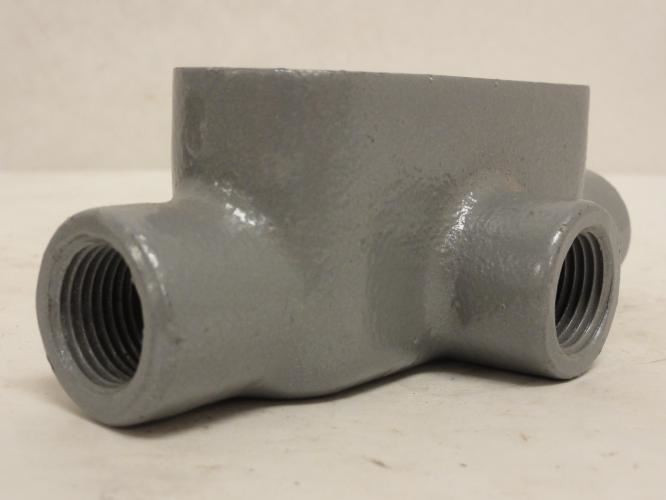 Killark OT-1M; Duraloy Conduit Outlet Body; 1/2 FNPT; T-Style