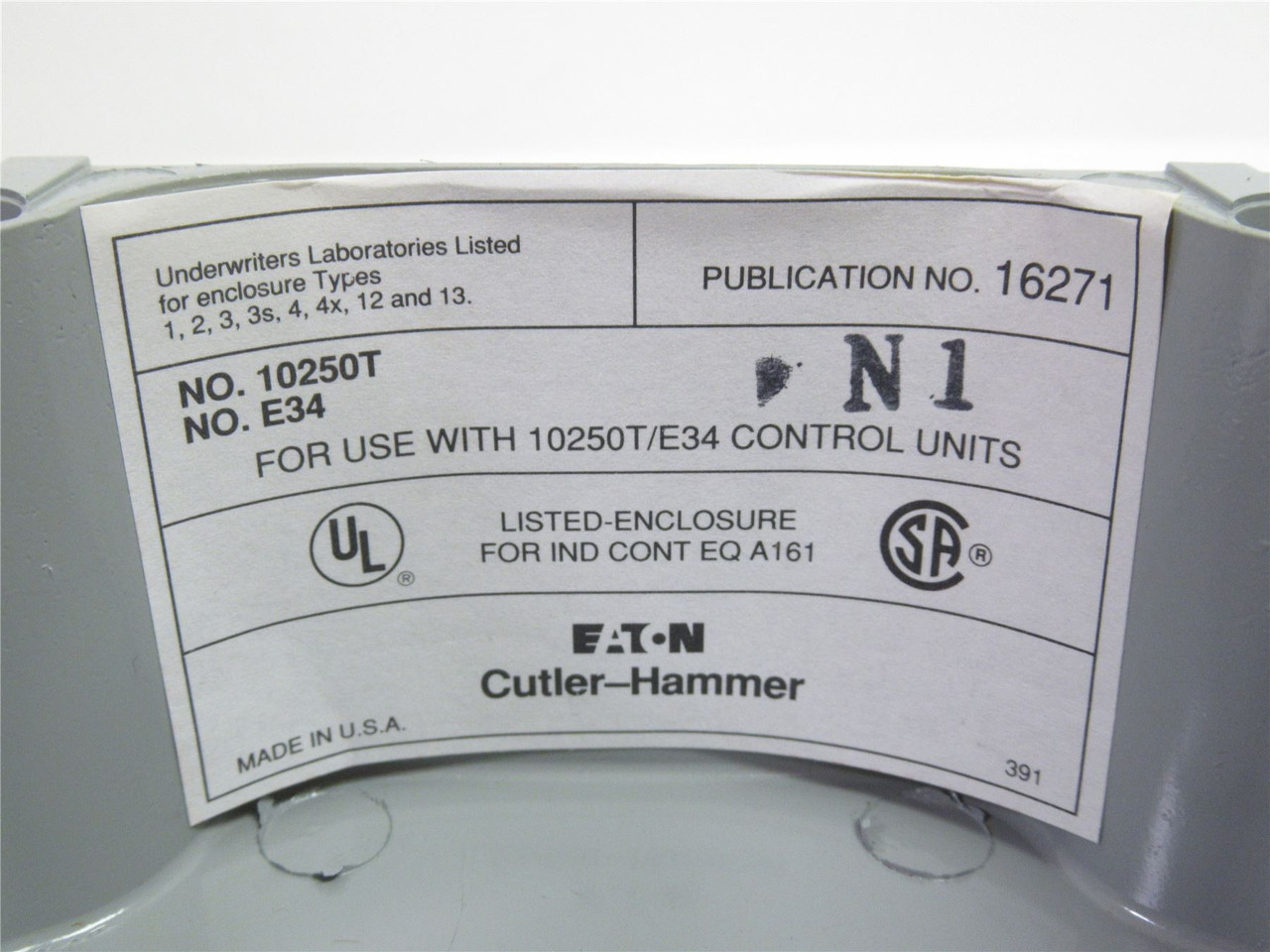 Eaton 10250T; Heavy Duty Switch; Assembly