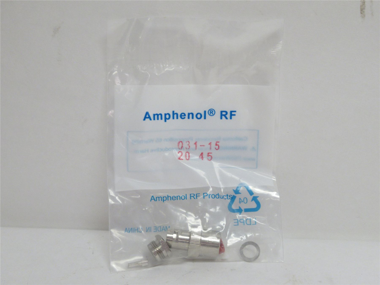 Amphenol 031-15; RF/Coaxial Connectors