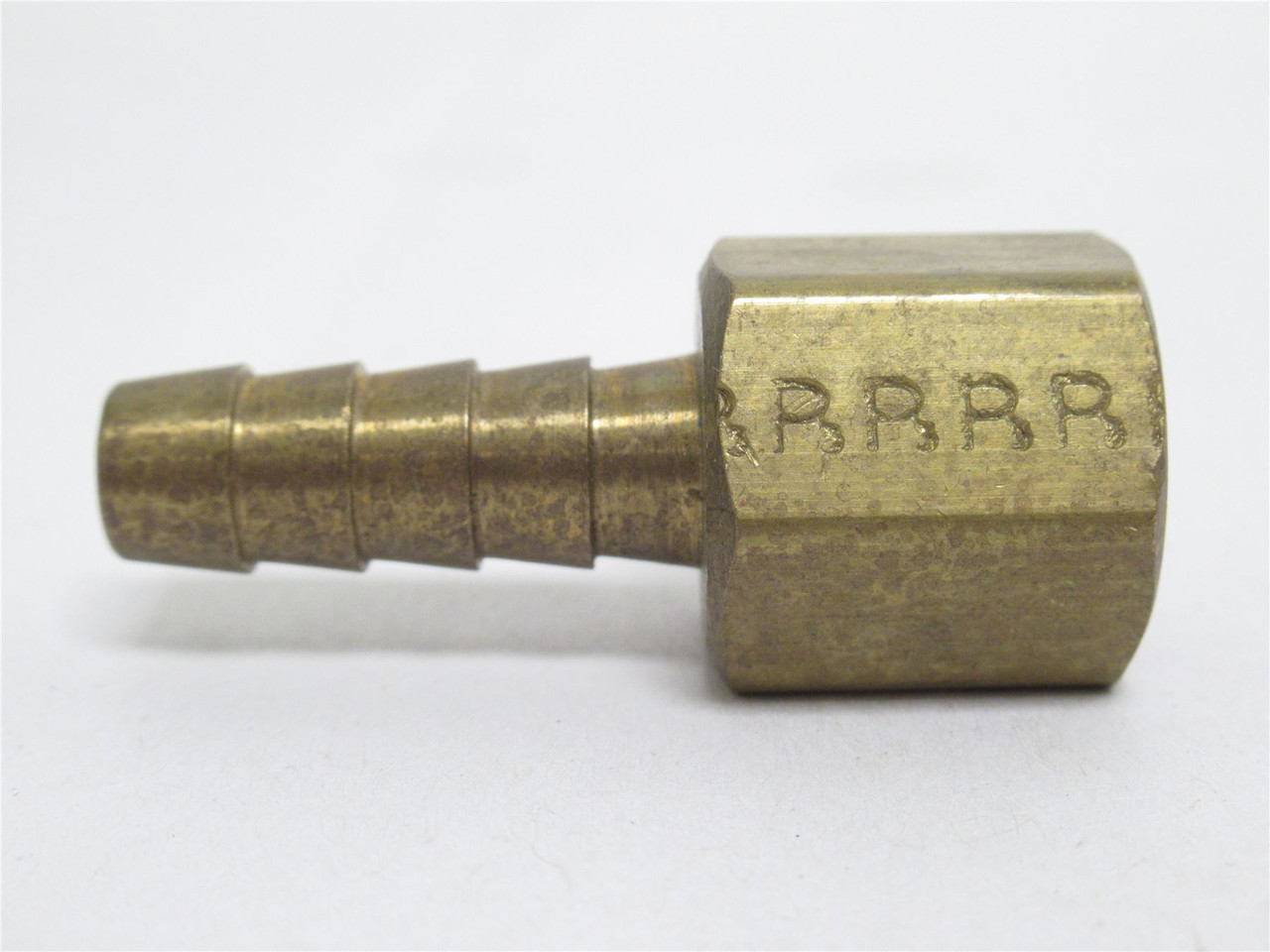 Parker NI126HBL-4-4; Lot-3 Barbed Hose Fitting 1/4 NPT #4 Hose