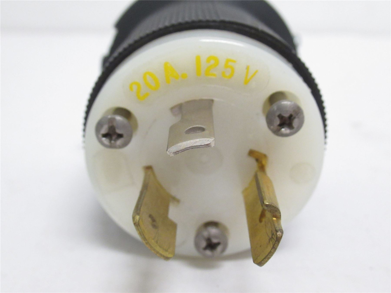 Hubbell HBL2311; Male Plug; 20A; 125V; 2-Pole; 3-Wire; L5-20P