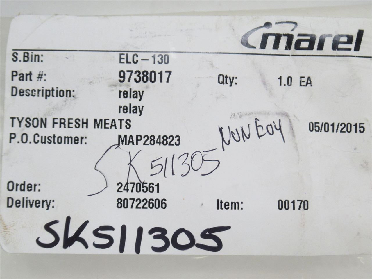 Wago 859-34; Terminal Block 5A 24VDC In; 250VAC Out; 22/14AWG