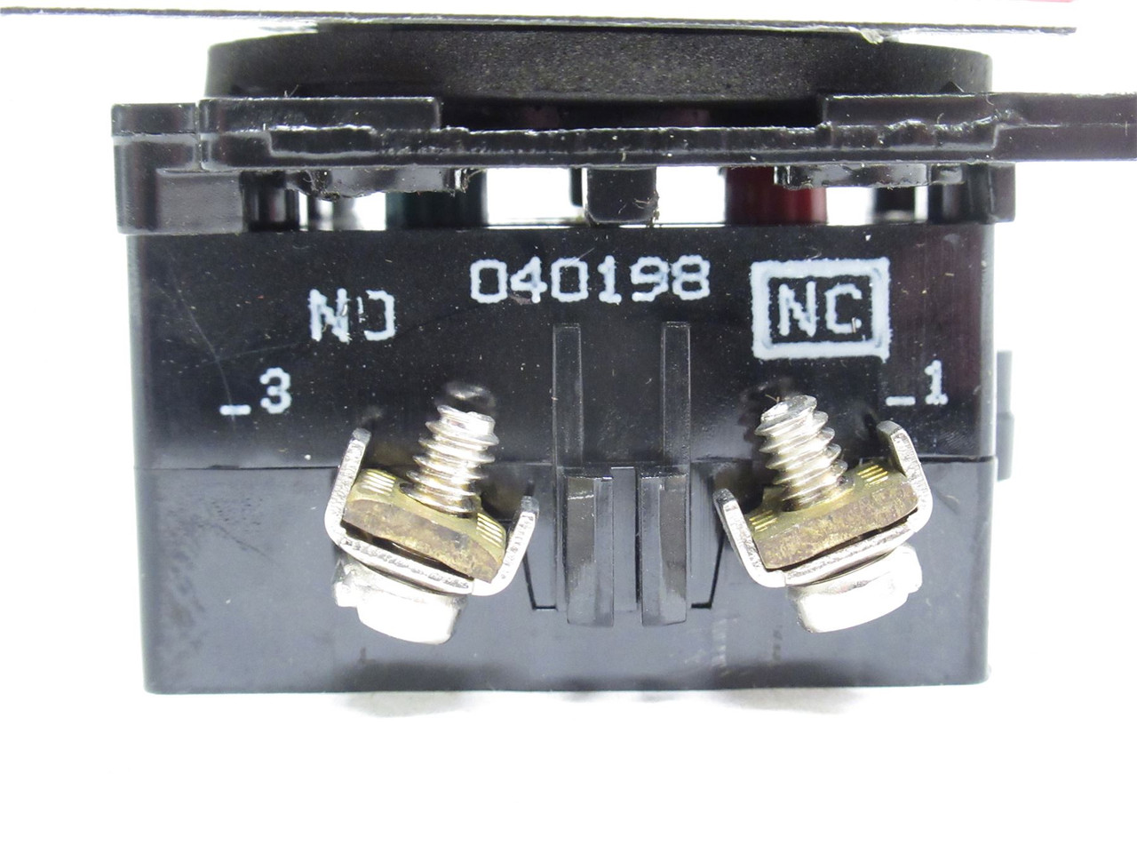 Cutler-Hammer 10250T31R-POP; Red Push Button W/Legend Plate