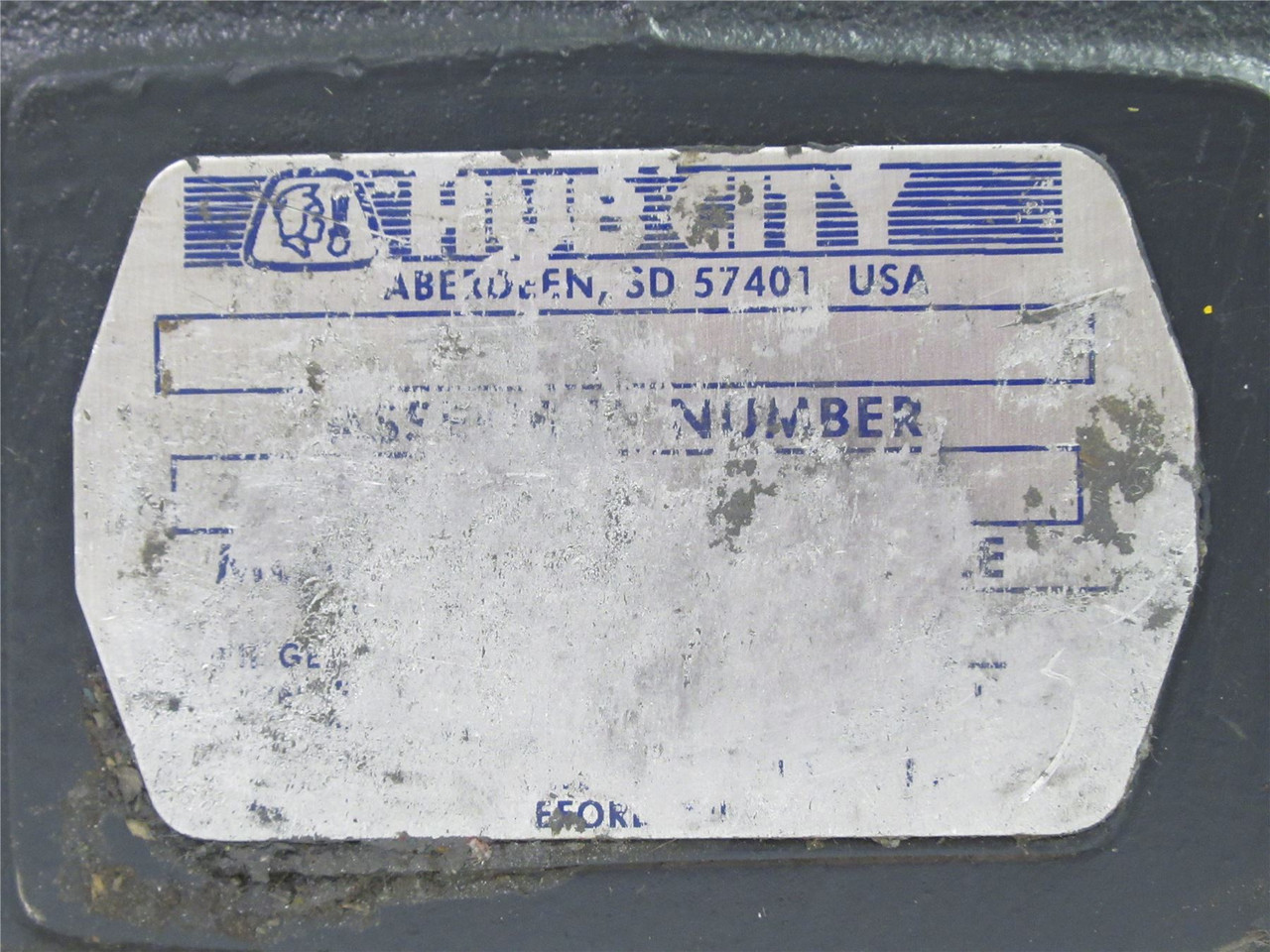 Hub City MDl-UNKN-230888; Gearbox 40:1; 1-1/4"ID; 7/8"ID