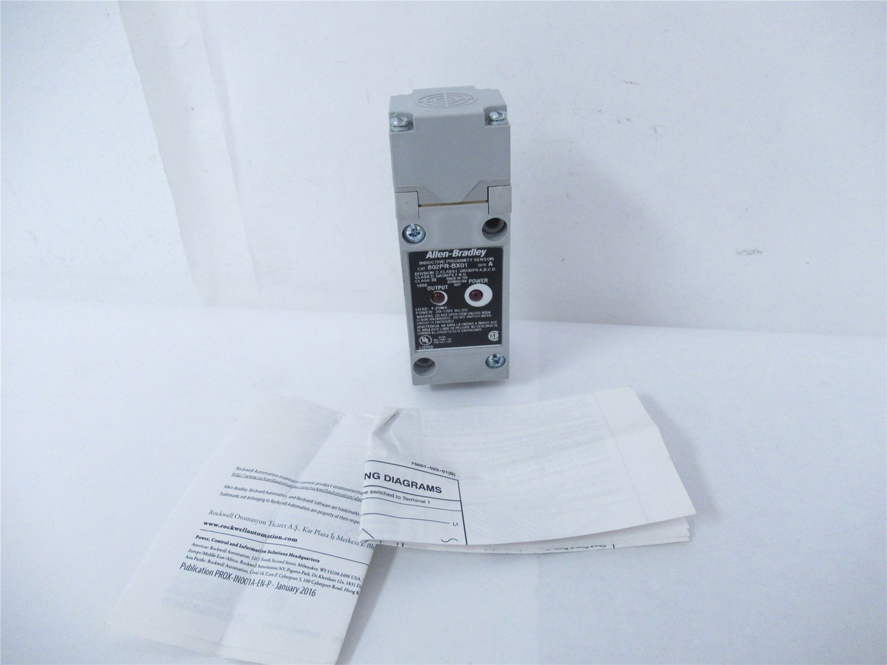 Allen-Bradley 802PR-BX01; Limit Switch Inductive Proximity