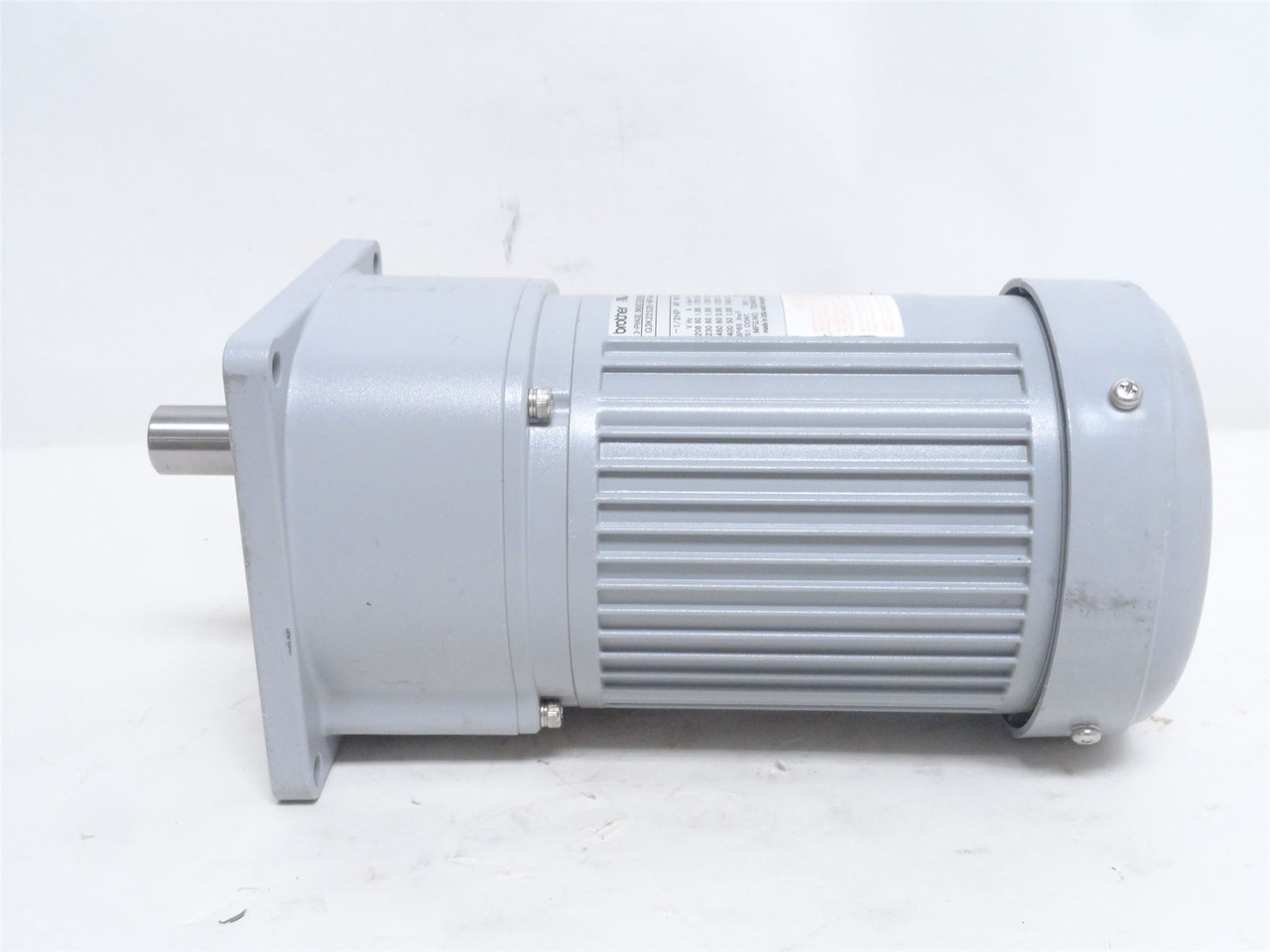 Brother G3K22S20-WF4AEN; AC Gearmotor 1/2HP 230/460 VAC 20:1