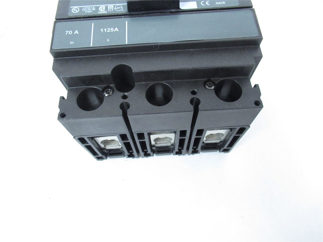 Schneider HJL36070; Circuit Breaker 70 Amp 3 Pole 600 Volt