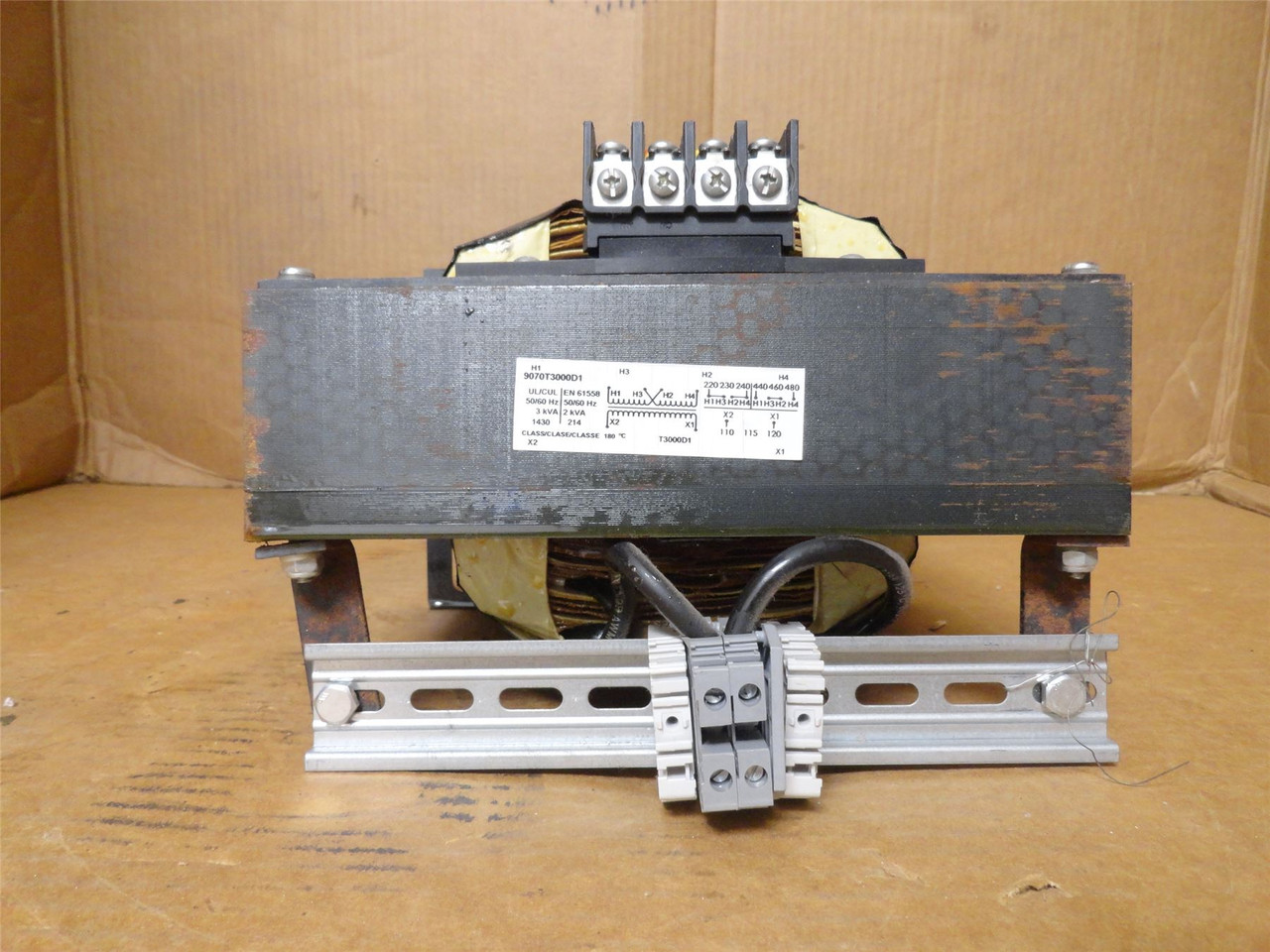 Square D 9070T3000D1; Control Transformer 3kVA; 240/480/120VAC