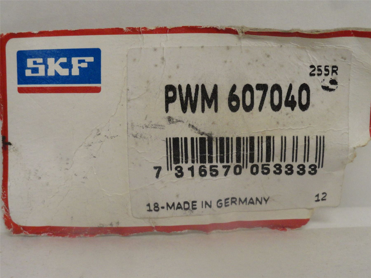 SKF PWM-607040; Filament Wound Straight Bushing; 60mmID