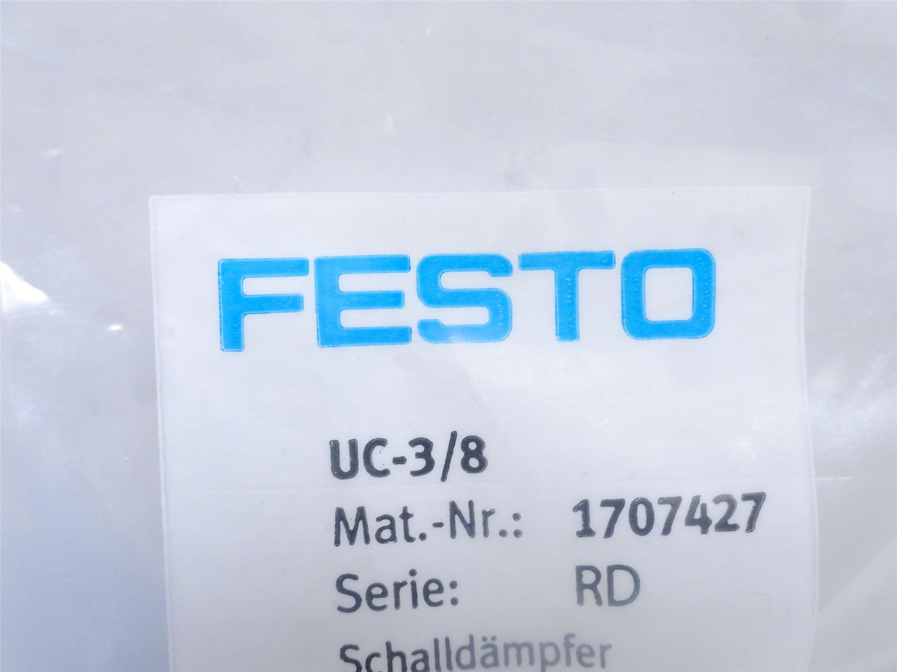 Festo UC-3/8; Air Silencer 1707427; 60dB; G3/8 Threads