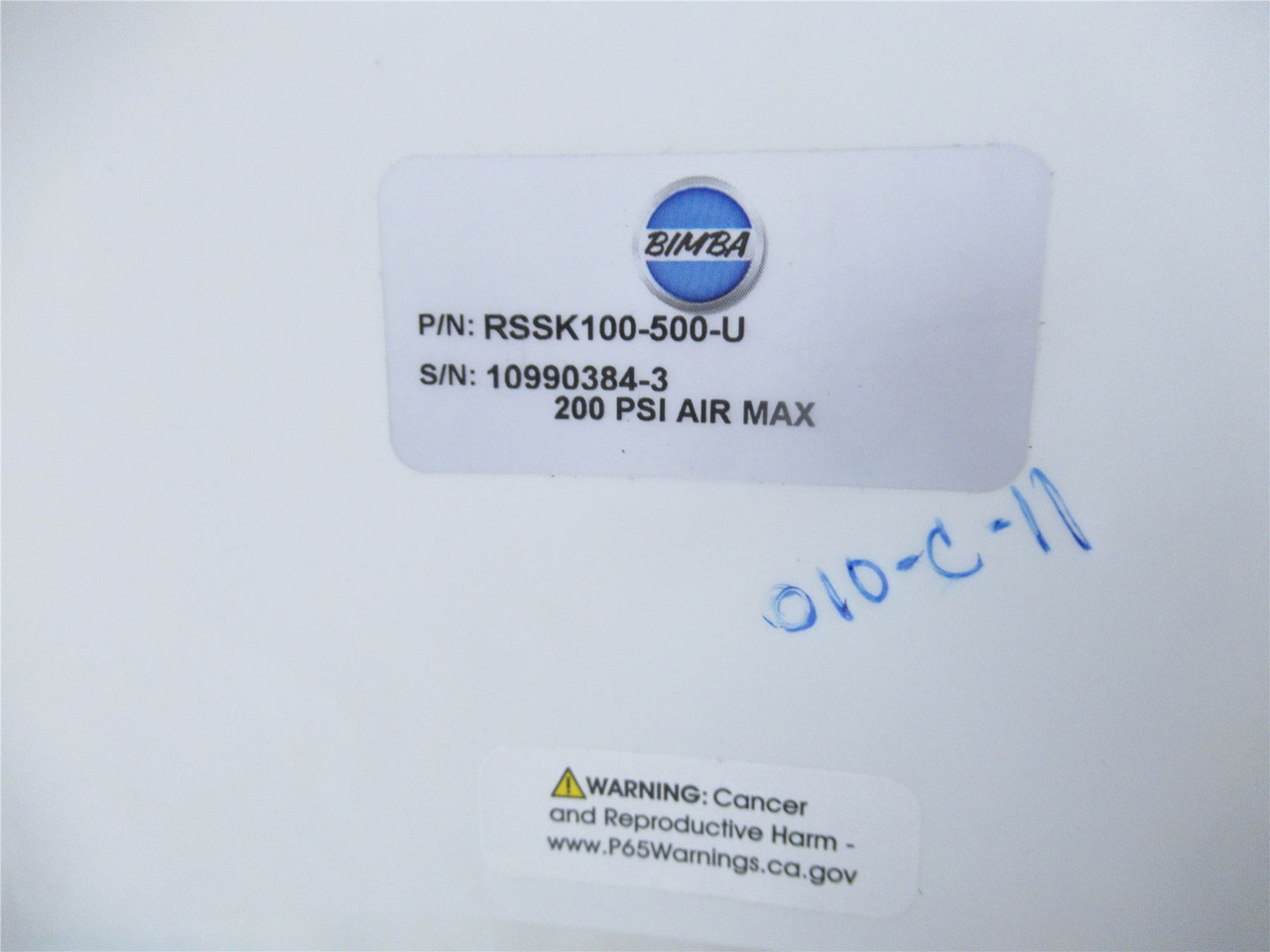 Bimba RSSK100-500-U; Pneumatic Seal KitSeriesTA for 5"bore