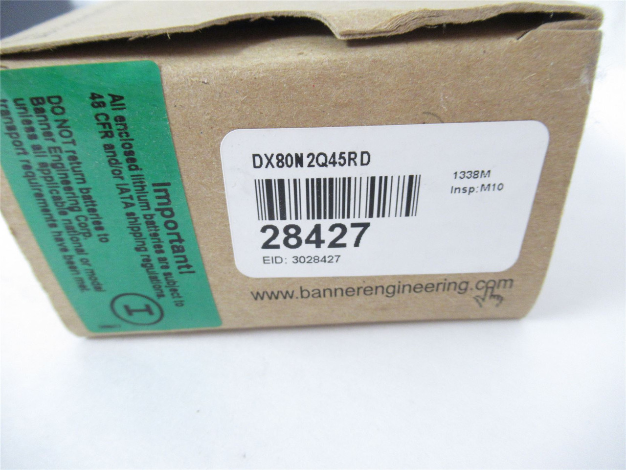 Banner DX80N2Q45RD; Wireless Photoelectric Sensor