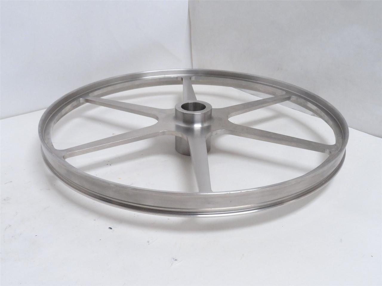 Hollymatic 6805165; Defender Saw Upper Wheel; SS; 16"OD