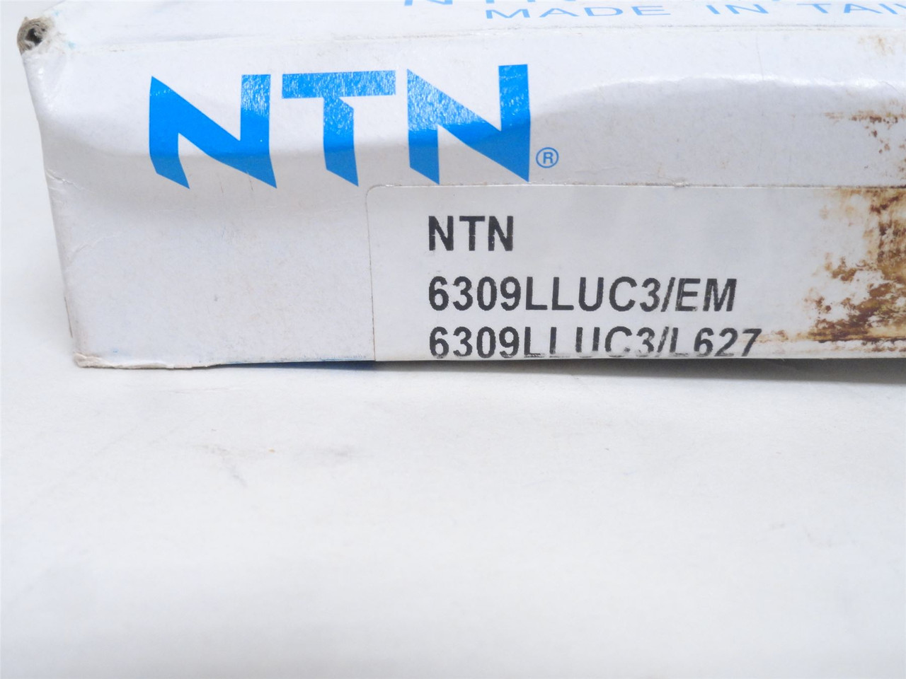NTN 6309LLUC3/EM; Ball Bearing; 45mmID x 100mmOD x 25mm Width