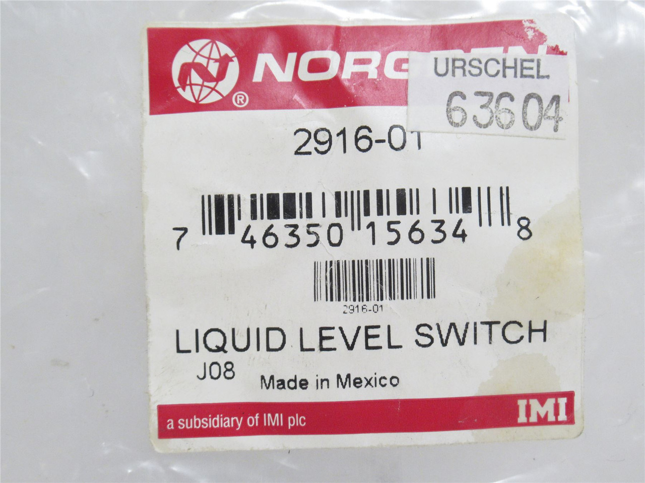 Norgren 2916-01; Liquid Level Swich