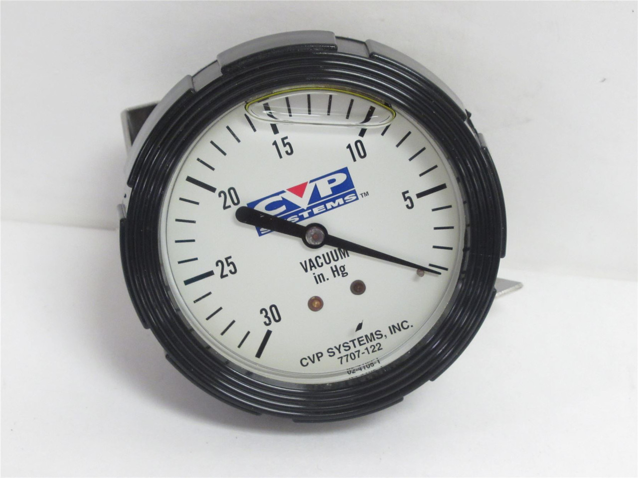 CVP Systems 7707-122; Panel Gauge; 0-30 Vacuum in.Hg; 1/4"NPT