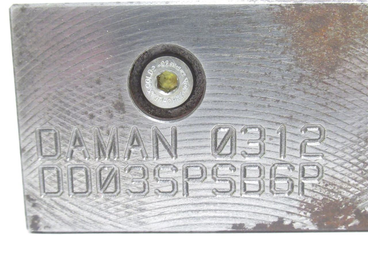 Daman DD03SPSB6P; Iron Ductile Valve Subplate; 3/8NPT