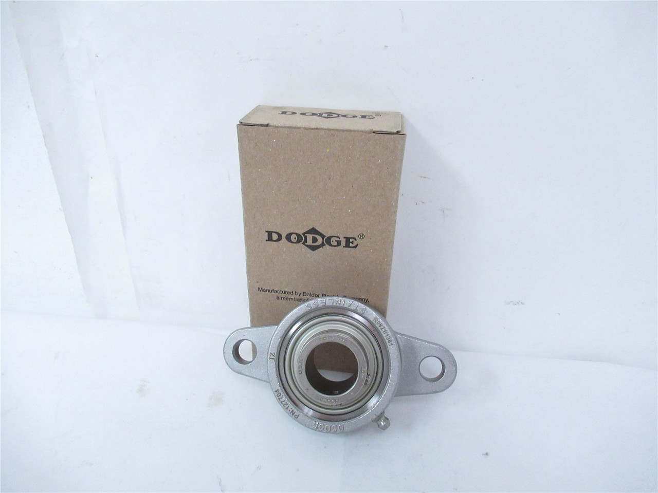 Dodge F2B-SCEZ-25M-SHCR; 2-Bolt Flange Bearing 25mmID 127704