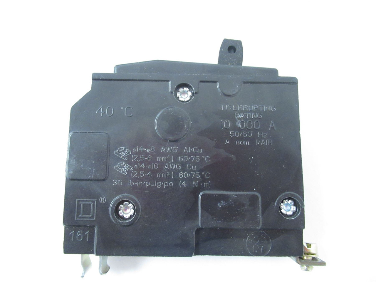 Schneider QOB110; Circuit breaker 10A; 1 pole120/240VAC 10kA