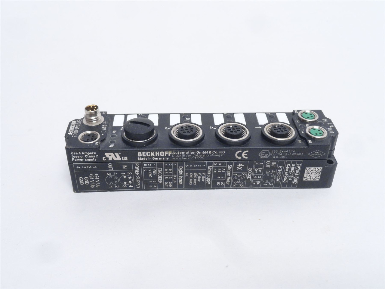 Beckhoff EP7041-0002; EtherCAT Box; 1-Ch Motion Interface 5A; 48VDC