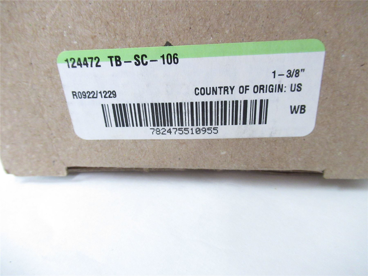 Dodge 124472; Pillow Block Bearing 1.375"ID TB-SC-106