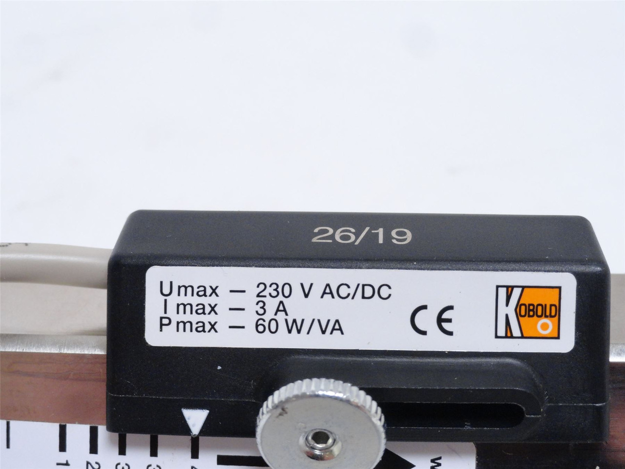 Kobold SWK-1140Y; Variable Area Flow Meter; G1/2" Port Size