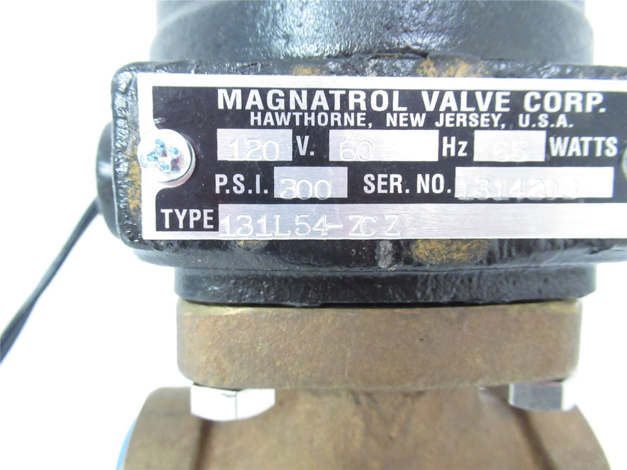 Magnatrol Valve G131L54SCACTZCZ; Solenoid Valve 1" Port 2Way