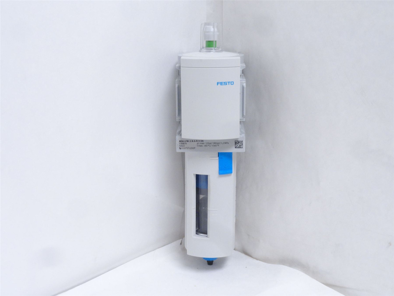 Festo MS6-LFM-3/8-A-R-V-DA; Modualr Air Filter 180PSI; 3/8NPT