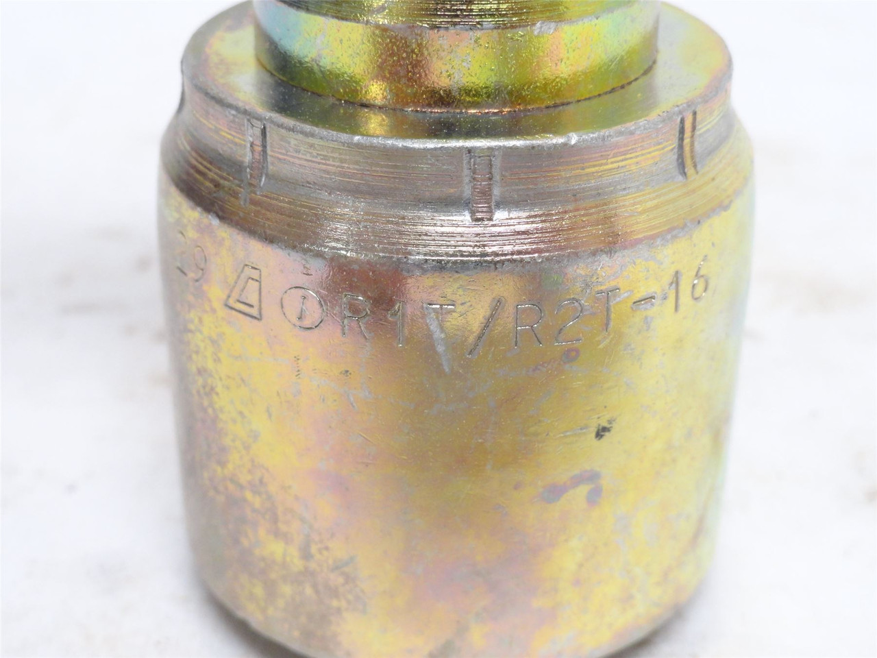 MFG- R16T/R2T-16; Crimp Fitting ;45Deg Elbow; 1 JIC