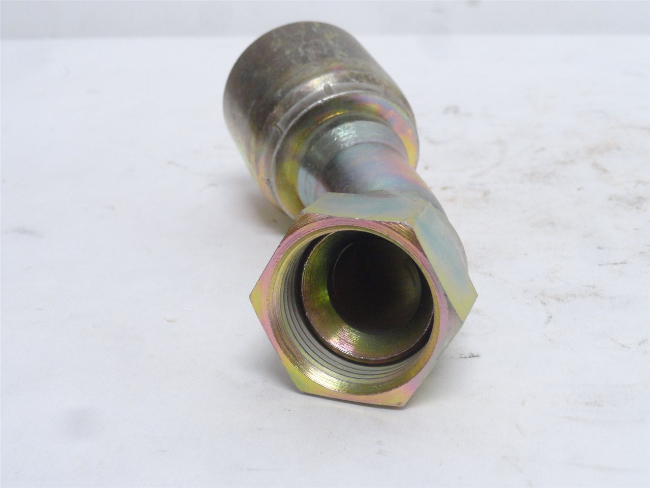 MFG- R16T/R2T-16; Crimp Fitting ;45Deg Elbow; 1 JIC