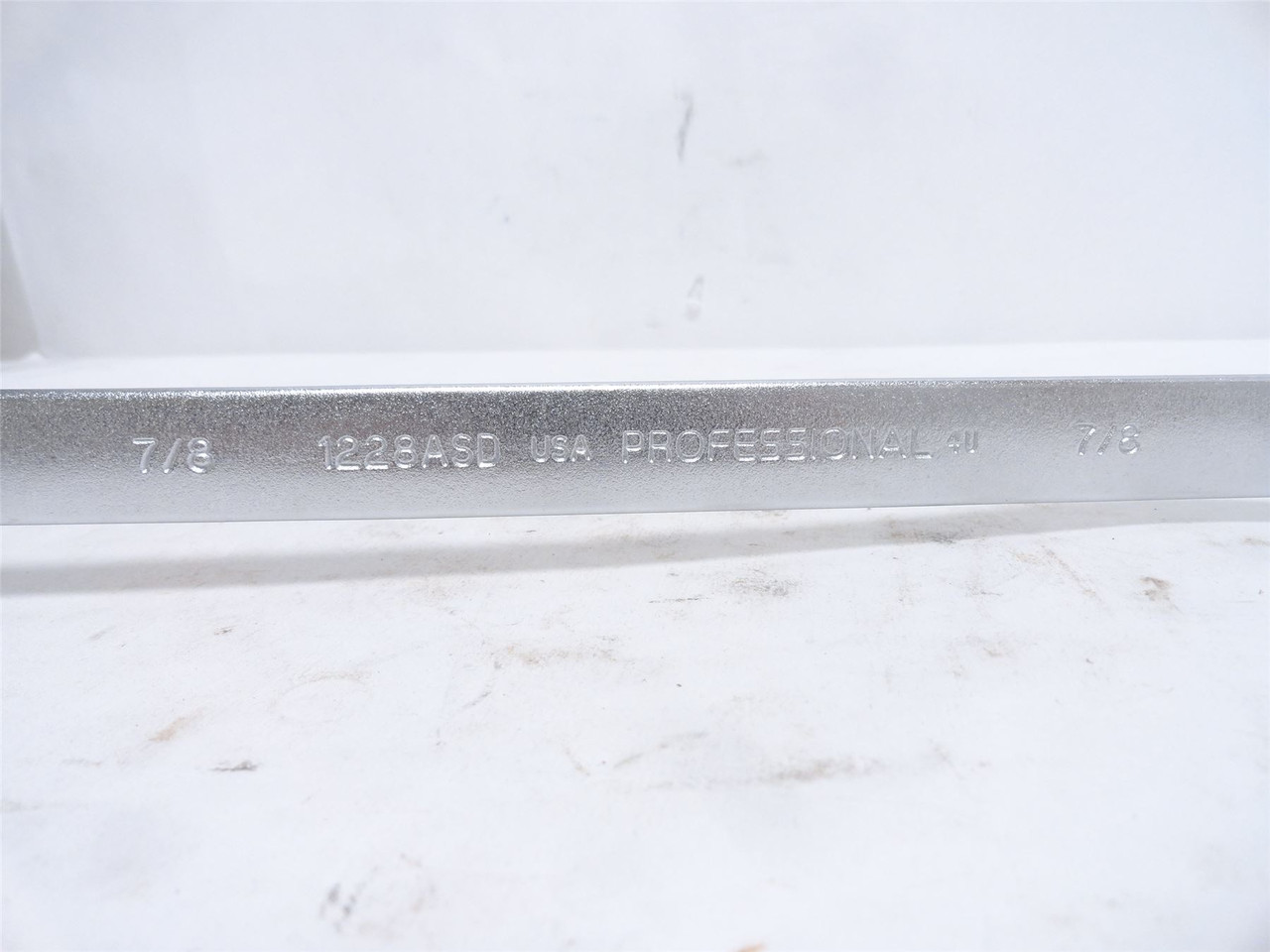 Proto-Tools J1228ASD; Alloy Steel Combo Wrench; Size: 7/8"