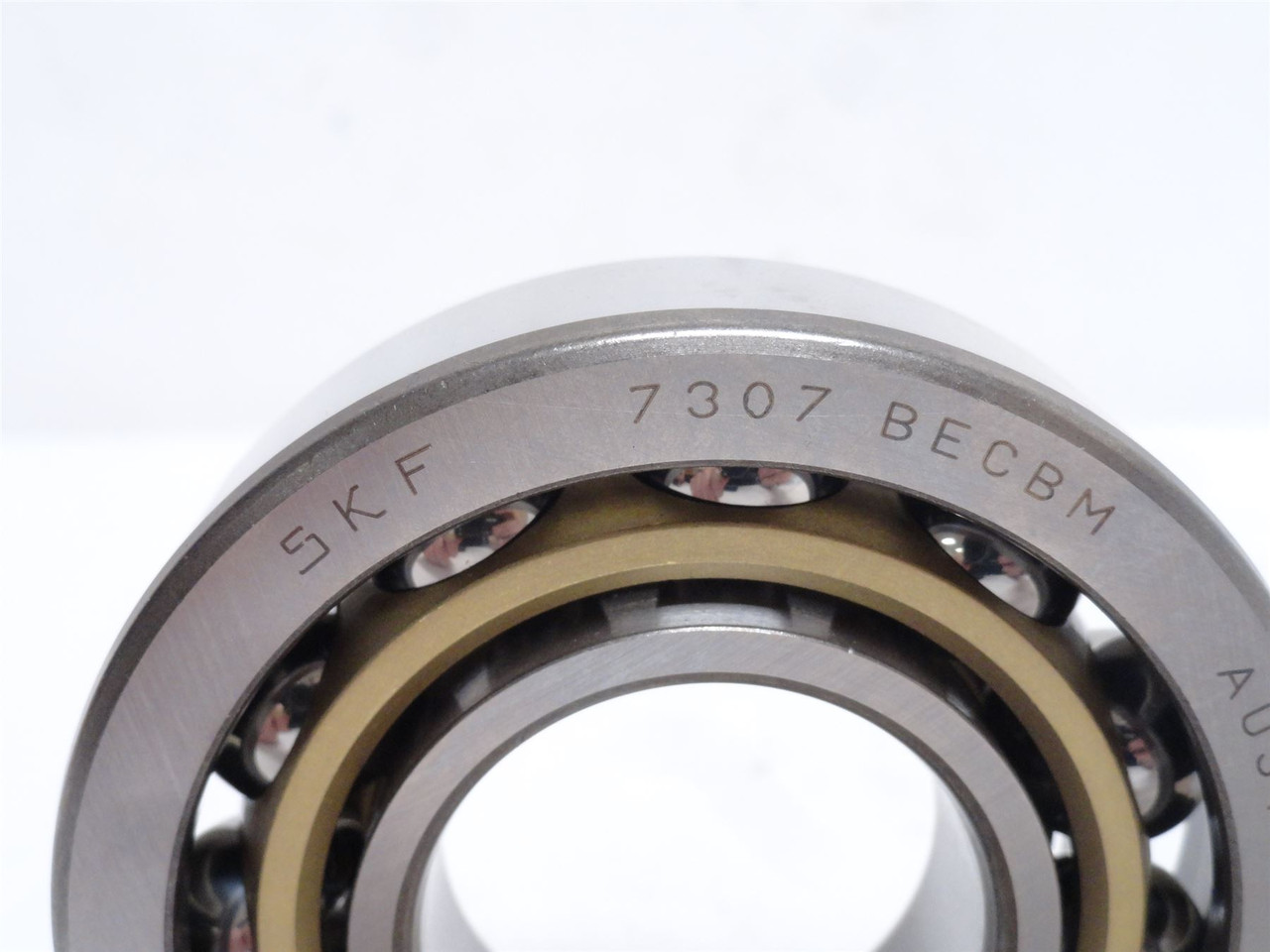 SKF 7307-BECBM; Angular Contact Bearing; 35mmID x 80mmOD