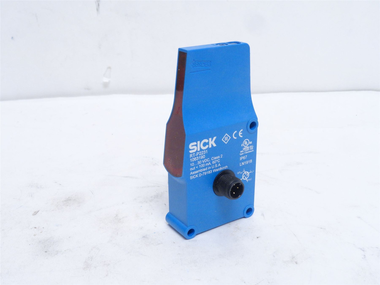 Sick RT-P2231; Photo Sensor 1063190; 10-30VDC; 100mA; 4-Pin