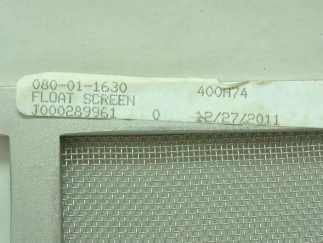MFG- 080-01-1630; Float Screen; SS