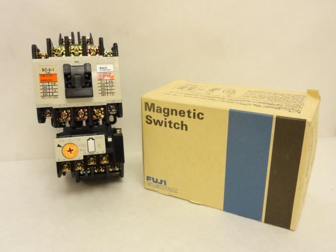Fuji SW-5-1/2E; Starter; 1.7-2.6A; 3P; 600V; Coil: 100-110V