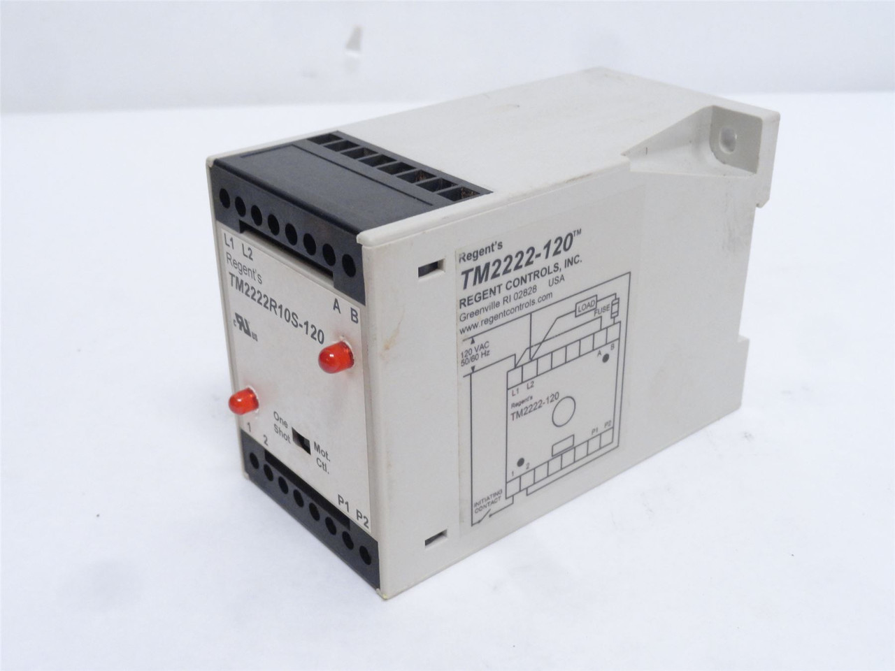 Regent's TM2222R10S-120; Solid State Timer; 120VAC
