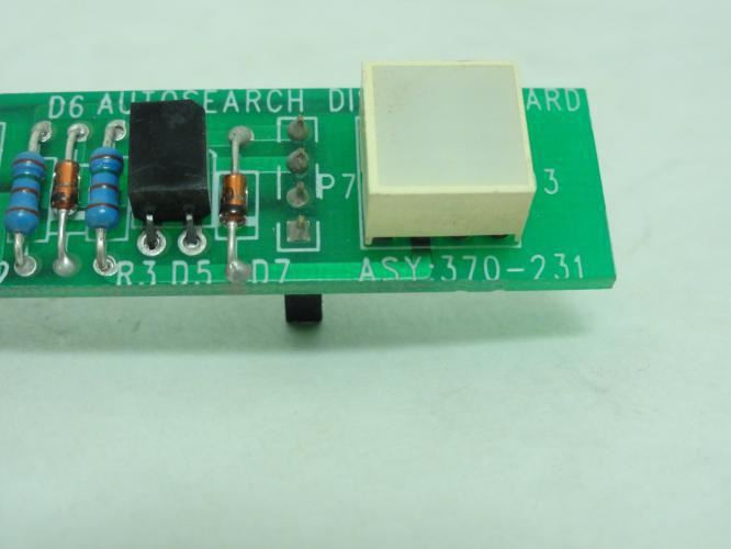 Cintex 370-231; Auto-Search D6 Display Board