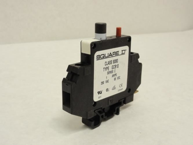Square D 9080GCB10; Circuit Protector; 1A; 250VAC/65VDC