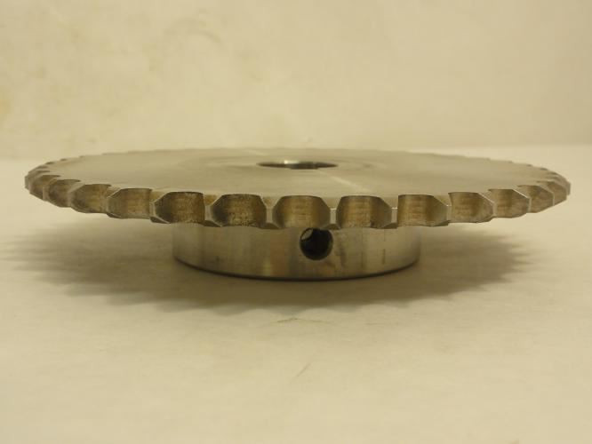 MFG- 40B38-25mm; Sprocket # 40; SS; 38Teeth; 25mm ID