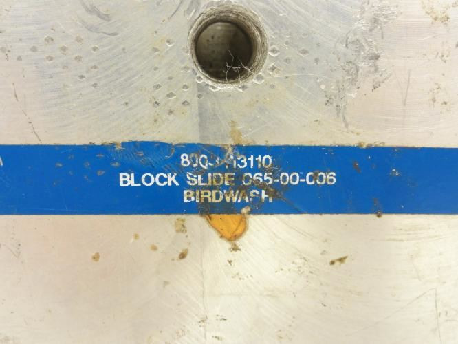 Cantrell 6500006; Bird Bath Slide Block 20mm Port ID