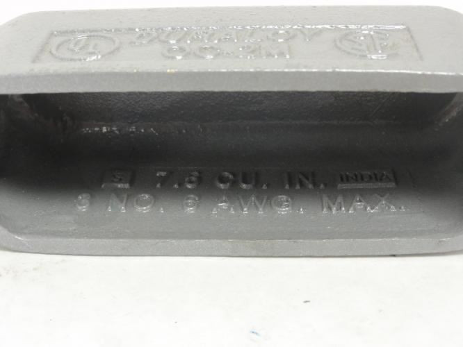 Duraloy OC-2M; Conduit Outlet Body; Iron; C Body Style 1/2"