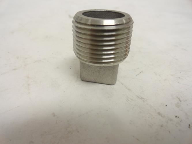 Industry-STD 1LTX2; Square Head Plug; SS-304; 3/4NPT; 300PSI