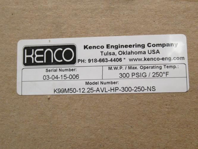 Kenco K99M50-12.25-AVL-HP-300-250NS; Level Gauge; 300PSIG