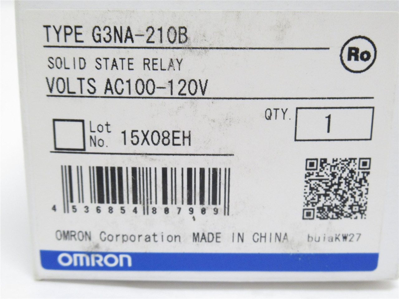 Omron G3NA-210B-DC5-24; Solid State Relay; 100-120VAC