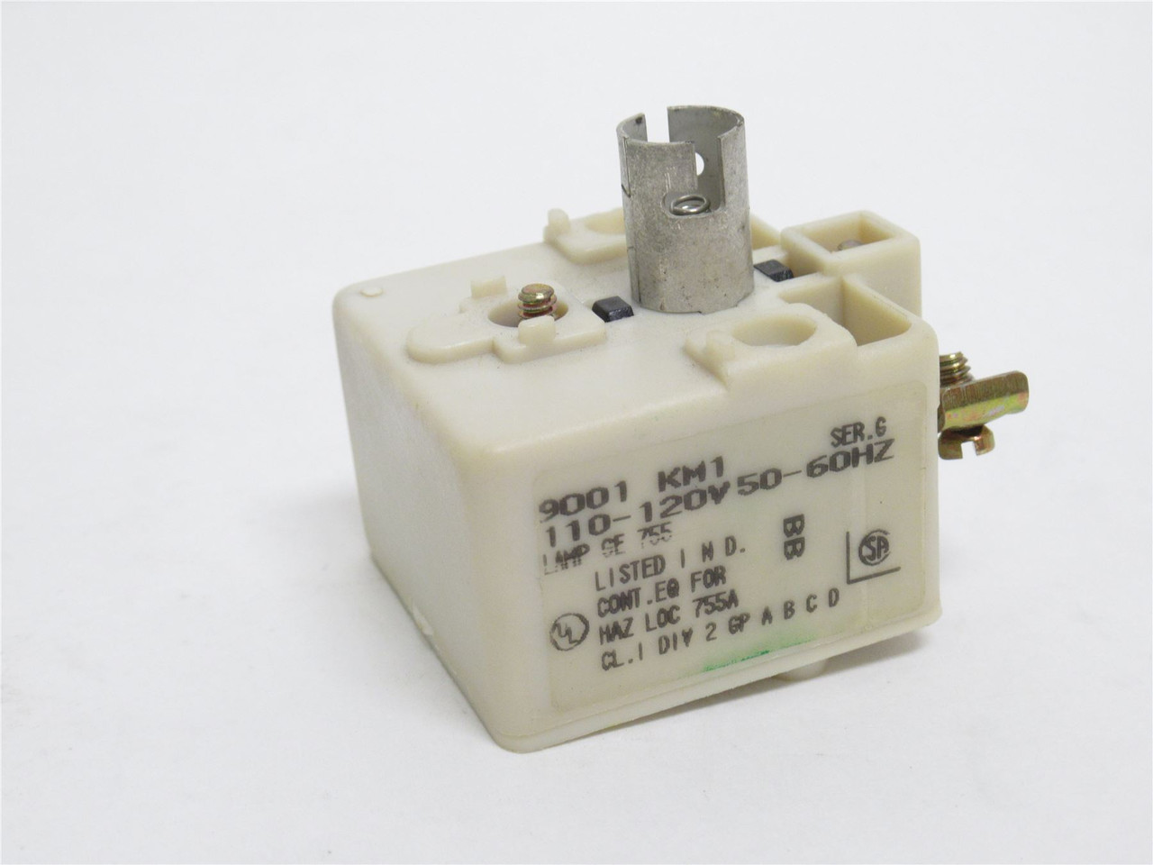 Square D 9001-KM1; Light Module; 30mm; 110-120V (NO bulb)