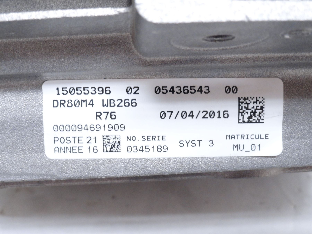 SEW 5436543; Stator Core DR80M4; 1-1/2HP; 230/460V