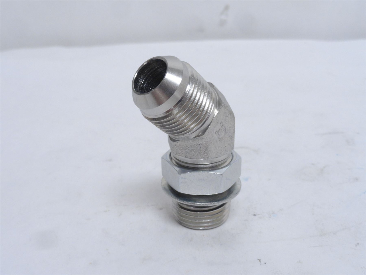 Brennan 6802-10-10-NWO-FG; Elbow; 45Deg; 5/8 BOSS x 5/8 JIC