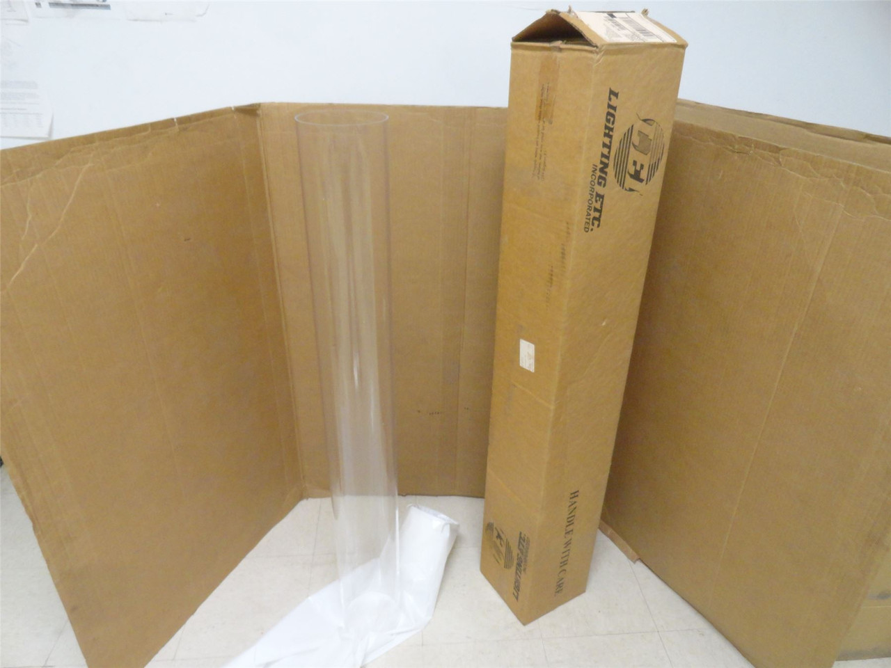 LEI Lighting LCT-4; Clear Acrylic LED Lamp Tube; 4' Long