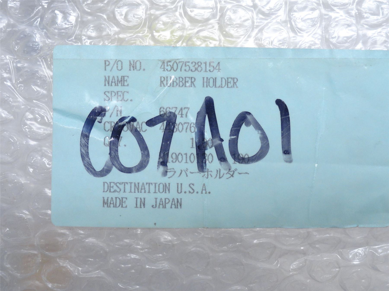 Cryovac 66747; Rubber Holder